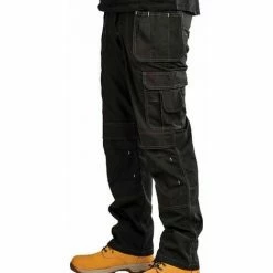 Stanley STCIOWA3833 Black Iowa Trousers Waist 38 Length 33