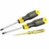 Stanley Cushion Grip Screwdriver Set Of 3 -STANLEY SHOP 7041853 1